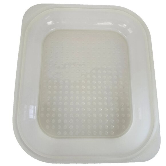 Vintage Season N Serve Large Meat Marinade Tenderizer Container With Lid Yellow - Picture 9 of 9